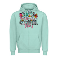 Seafoam boots and bling it s a cowgirl thing Zipper Hoodie - Zillion Design Studio