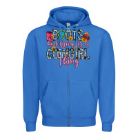 True Royal boots and bling it s a cowgirl thing Zipper Hoodie - Zillion Design Studio