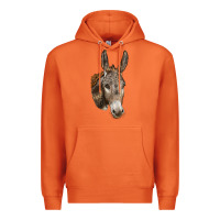 Andalusian Donkey Face Premium Hoodie | Teevron