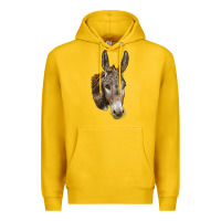 Lemon Andalusian Donkey Face Premium Hoodie - LillyAllenDesigns