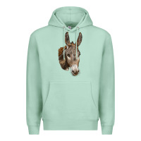 Seafoam Andalusian Donkey Face Premium Hoodie - LillyAllenDesigns