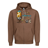 Chestnut life is better in a small town Zipper Hoodie - Zillion Design Studio