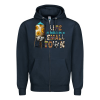 Navy life is better in a small town Zipper Hoodie - Zillion Design Studio