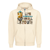 Sandshell life is better in a small town Zipper Hoodie - Zillion Design Studio