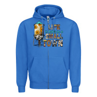 True Royal life is better in a small town Zipper Hoodie - Zillion Design Studio