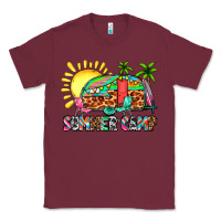 Burgundy summer camp Classic Tee - Zillion Design Studio