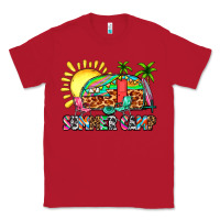 Red summer camp Classic Tee - Zillion Design Studio