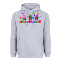 Heather Grey lgbtq gnome  libbey glass Heavyweight Hoodie - HRA Design Shop