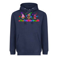 Navy lgbtq gnome  libbey glass Heavyweight Hoodie - HRA Design Shop