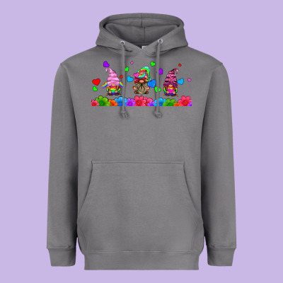 Lgbtq Gnome  Libbey Glass Heavyweight Hoodie Designed By Hra Design Shop