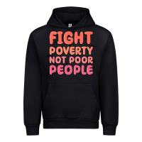 Black fight poverty not poor people Urban Hoodie - MaliasSmallBusiness