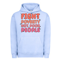 Pigment Grape Ice fight poverty not poor people Urban Hoodie - MaliasSmallBusiness