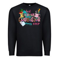 Black best school counselor ever Premium Sweatshirt - AdoDesignShop
