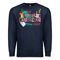 Navy best school counselor ever Premium Sweatshirt - AdoDesignShop