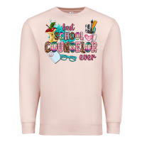 Pale Pink best school counselor ever Premium Sweatshirt - AdoDesignShop