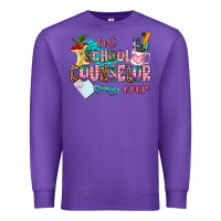 Purple best school counselor ever Premium Sweatshirt - AdoDesignShop