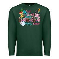 Sports Green best school counselor ever Premium Sweatshirt - AdoDesignShop