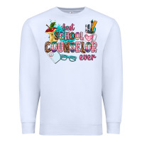 White best school counselor ever Premium Sweatshirt - AdoDesignShop