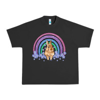 Pigment Black bunny rainbow Urban Heavy Tee - Artiststas