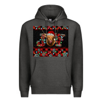 Charcoal Heather highland cow joy christmas tumbler Premium Hoodie - Jasminsmagicworld