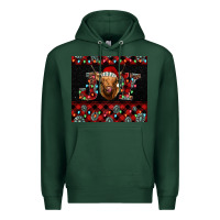 Sports Green highland cow joy christmas tumbler Premium Hoodie - Jasminsmagicworld