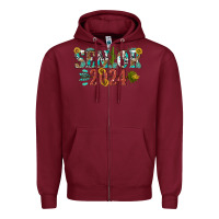 Burgundy senior 2024 Zipper Hoodie - texasbilliewilder