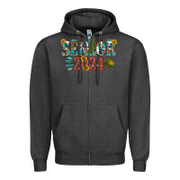 Charcoal Heather senior 2024 Zipper Hoodie - texasbilliewilder