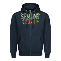 Navy senior 2024 Zipper Hoodie - texasbilliewilder