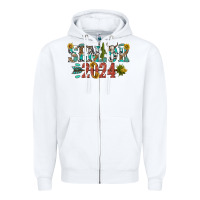 White senior 2024 Zipper Hoodie - texasbilliewilder