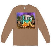 Toasted Coconut camping Long Sleeve Tee - RanaPortraitStore