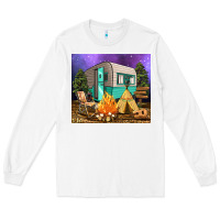 White camping Long Sleeve Tee - RanaPortraitStore