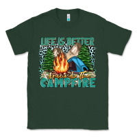Sports Green life is better around the campfire Classic Tee - Zillion Design Studio