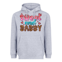 Heather Grey sweet and sassy Heavyweight Hoodie - HRA Design Shop