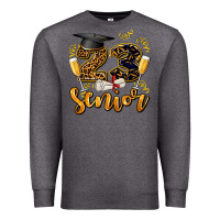 Charcoal Heather 23 senıor wıth champagne Premium Sweatshirt - AdoDesignShop