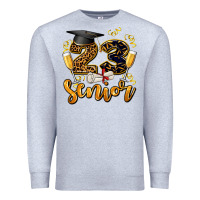 Heather Grey 23 senıor wıth champagne Premium Sweatshirt - AdoDesignShop