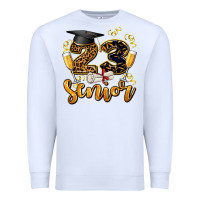 White 23 senıor wıth champagne Premium Sweatshirt - AdoDesignShop