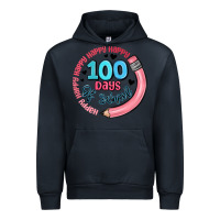 Navy happy 100 days of school Urban Hoodie - MaliasSmallBusiness