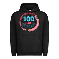 Pigment Black happy 100 days of school Urban Hoodie - MaliasSmallBusiness