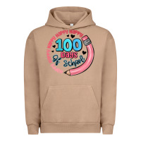 Pigment Burro happy 100 days of school Urban Hoodie - MaliasSmallBusiness