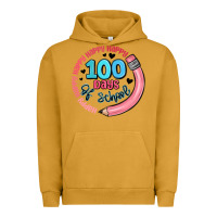 Pigment Peanut Butter happy 100 days of school Urban Hoodie - MaliasSmallBusiness