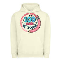 Pigment Pistachio happy 100 days of school Urban Hoodie - MaliasSmallBusiness