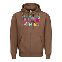 Chestnut shaping little mind Zipper Hoodie - texasbilliewilder