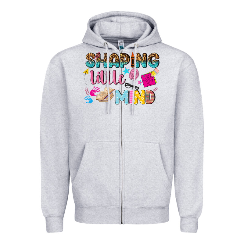 Shaping Little Mind Zipper Hoodie by texasbilliewilder | Teevron