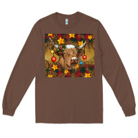 Chestnut Christmas cow Long Sleeve Tee - RanaPortraitStore