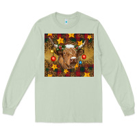 Matcha Christmas cow Long Sleeve Tee - RanaPortraitStore
