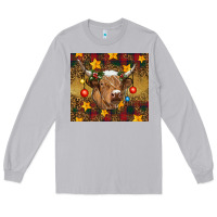 Moon Dust Christmas cow Long Sleeve Tee - RanaPortraitStore