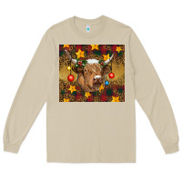 Mushroom Christmas cow Long Sleeve Tee - RanaPortraitStore
