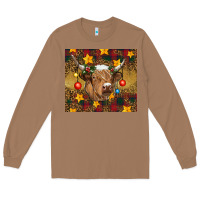 Toasted Coconut Christmas cow Long Sleeve Tee - RanaPortraitStore