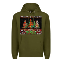 Army Green hello 2022 tumbler Premium Hoodie - Jasminsmagicworld