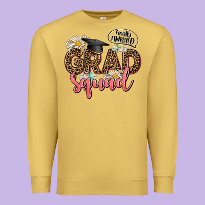 Grad Squad Premium Sweatshirt Designed By Adodesignshop